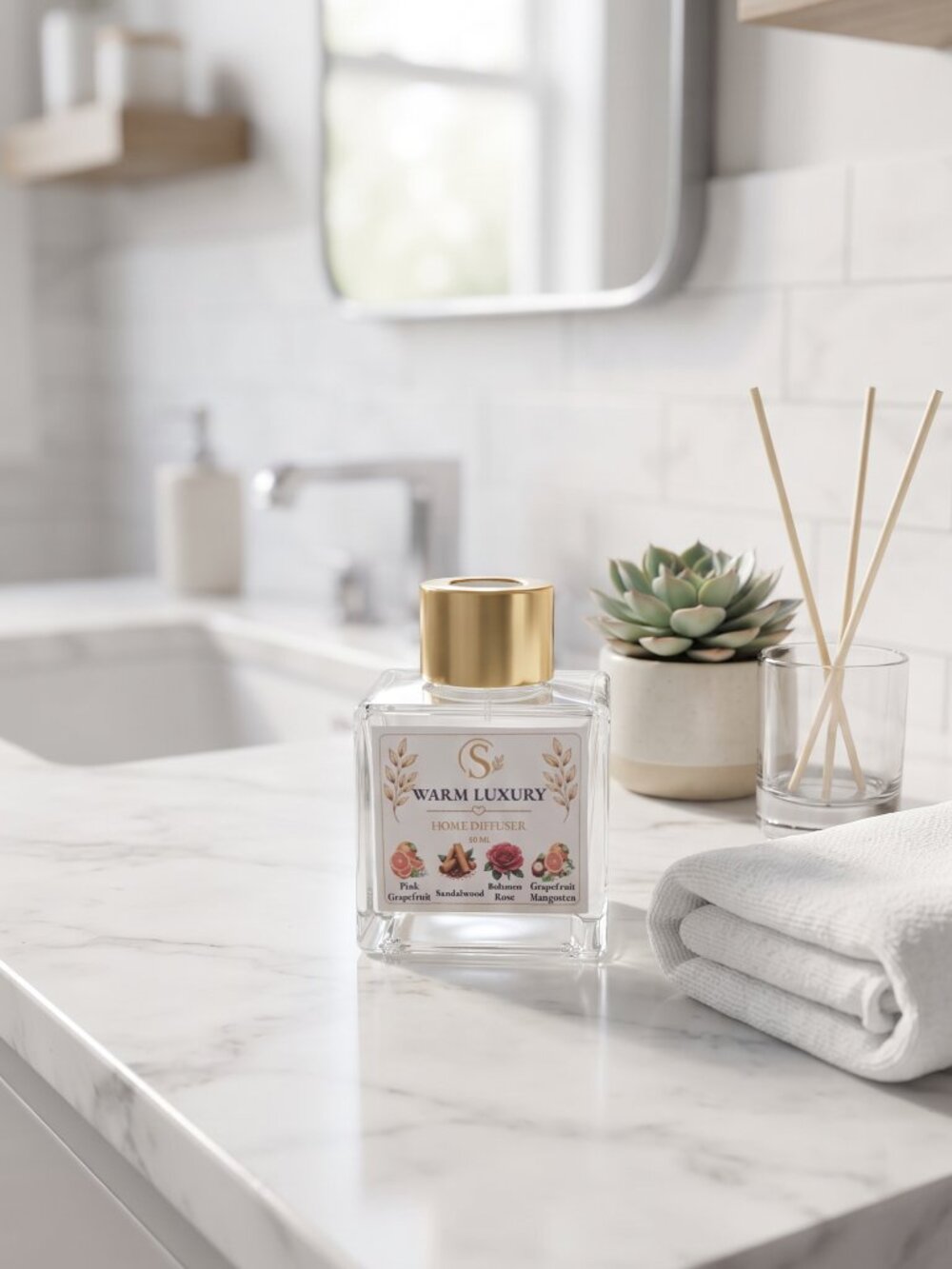 Home Reed Diffuser - Warm Luxury - Picture 2 of 6